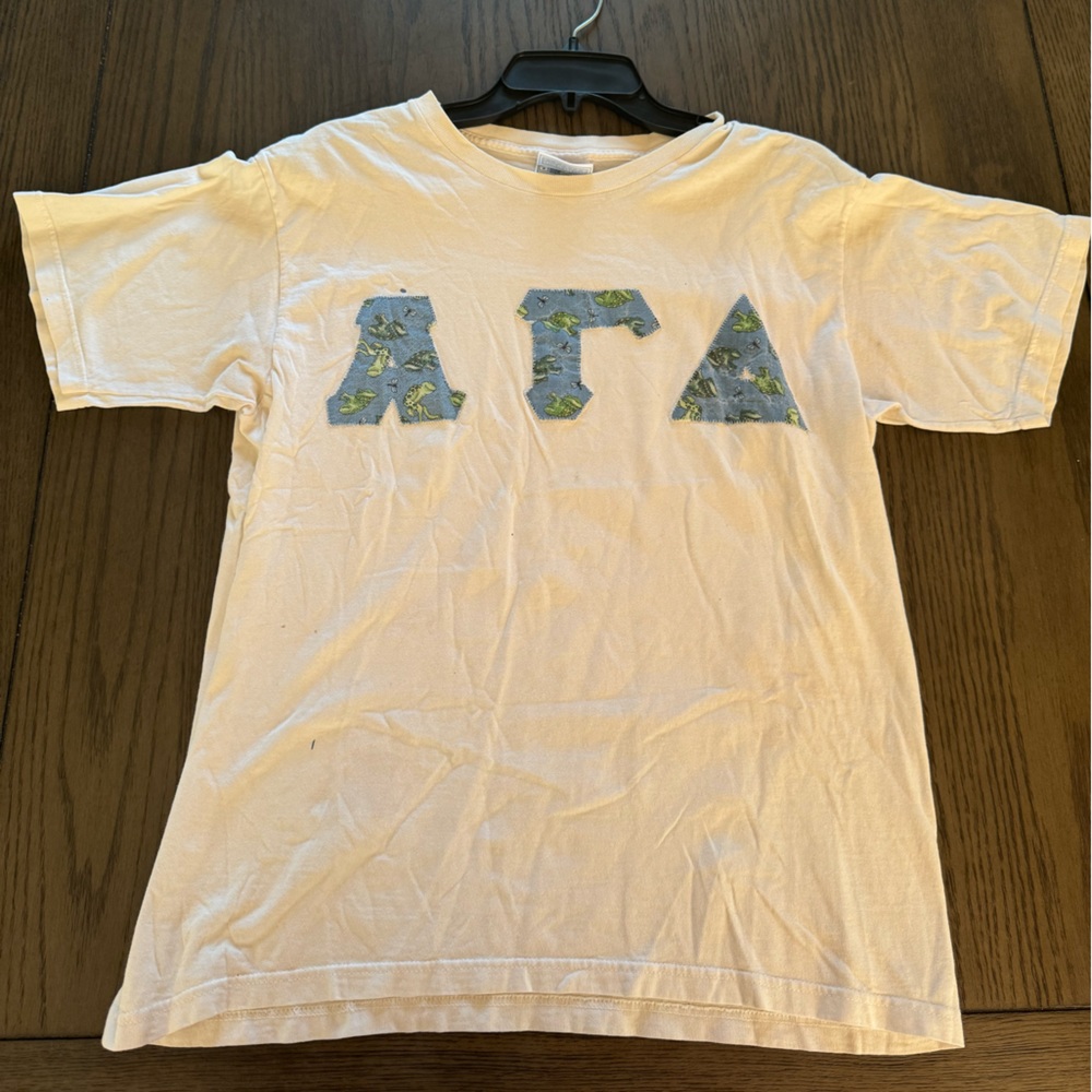 Alpha Gamma Delta Embroidered Tee | AGD | ΑΓΔ